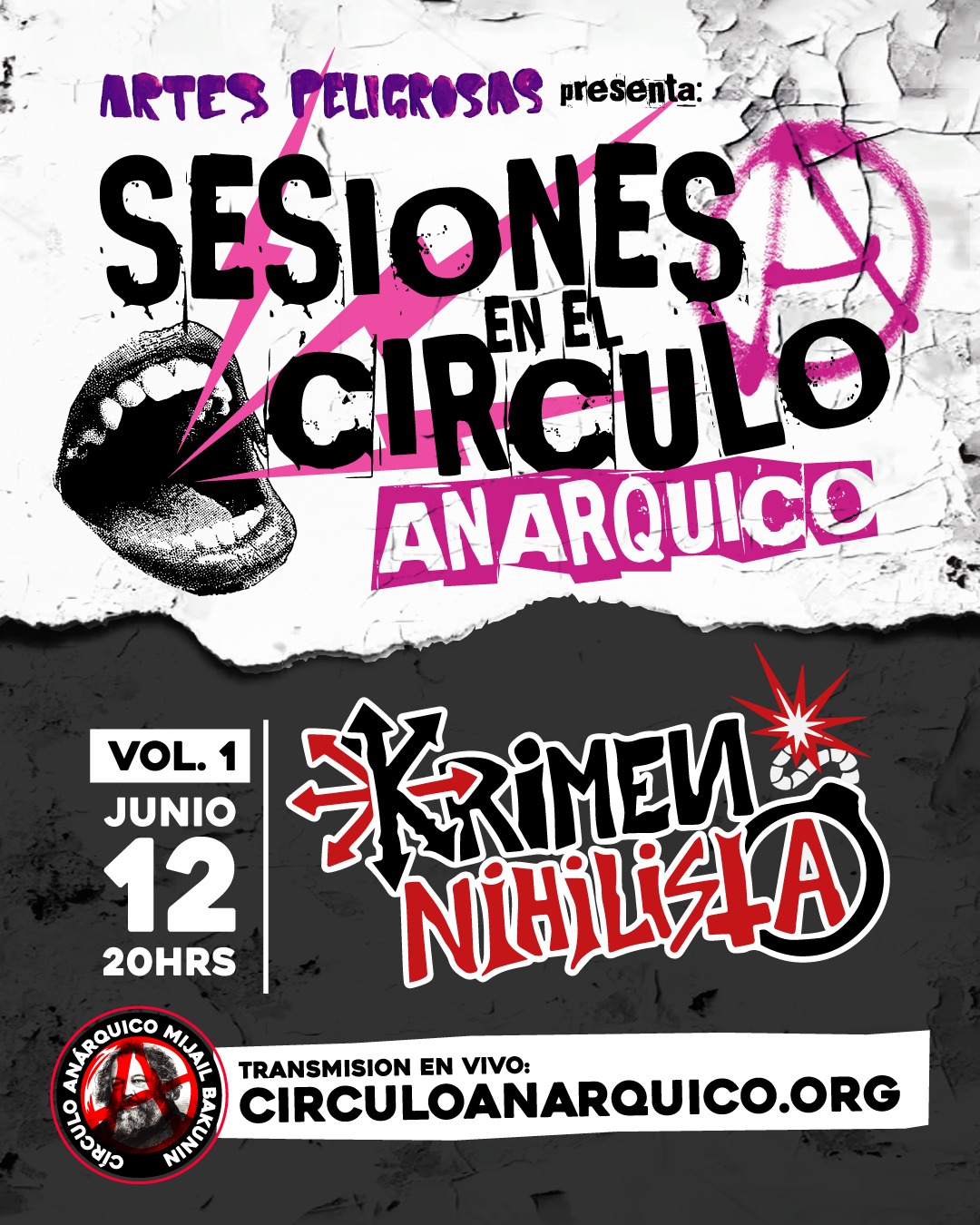 Sesiones en el Circulo Anarquico